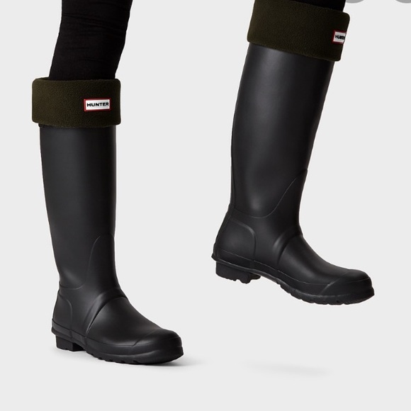 Shoes | Hunter Boots With Cuff Socks 